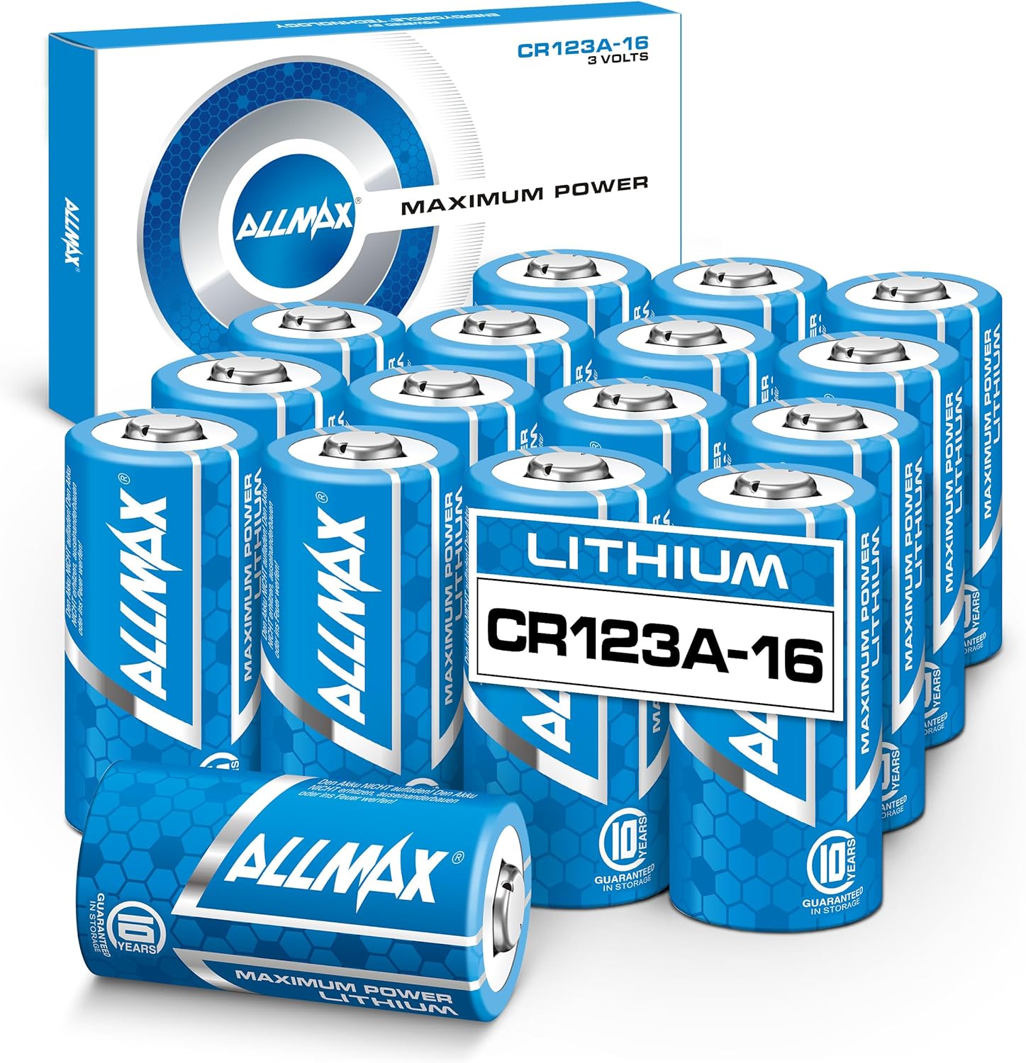 Allmax CR123A Maximum Power Lithium Battery